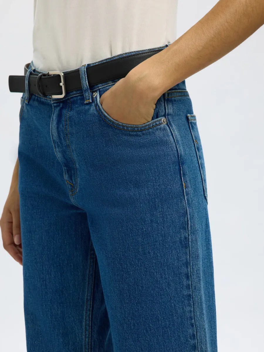 SlwStraight Bea-Kori Jeans Medium Blue