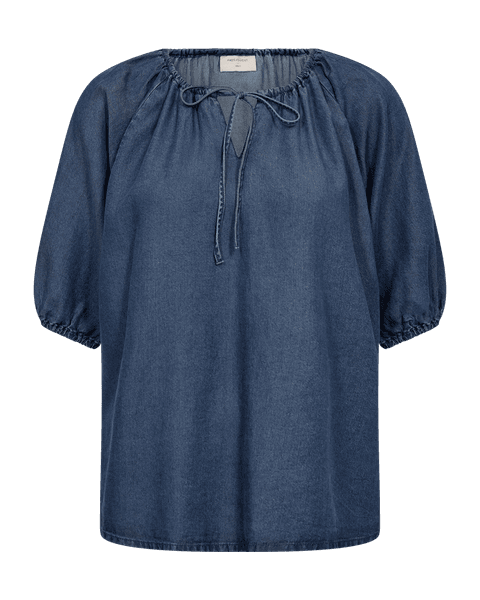 Hovedbilde Rinny Blouse Balloon Sleeve Medium Blue Denim