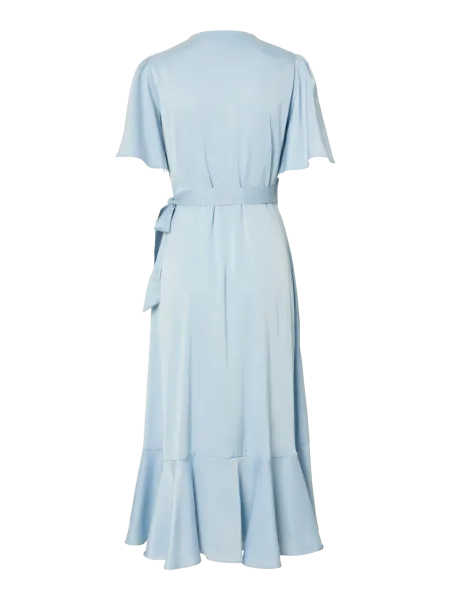 Hovedbilde YasThea 2/4 Midi Wrap Dress Skyway