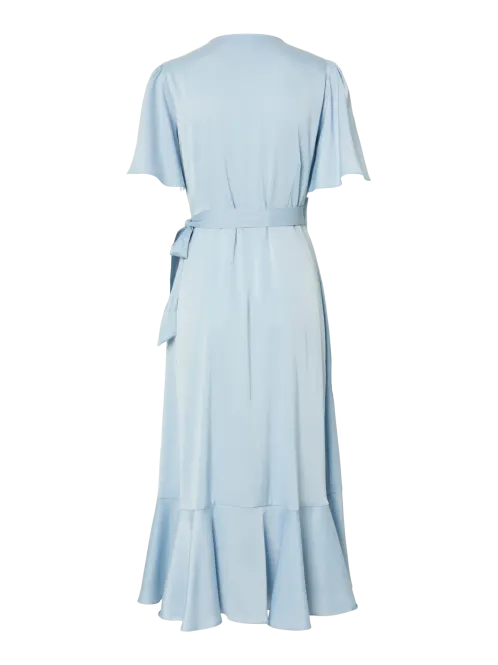 Hovedbilde YasThea 2/4 Midi Wrap Dress Skyway