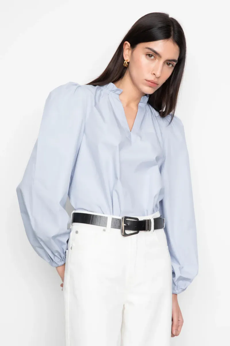 Infinity Blouse Light Blue