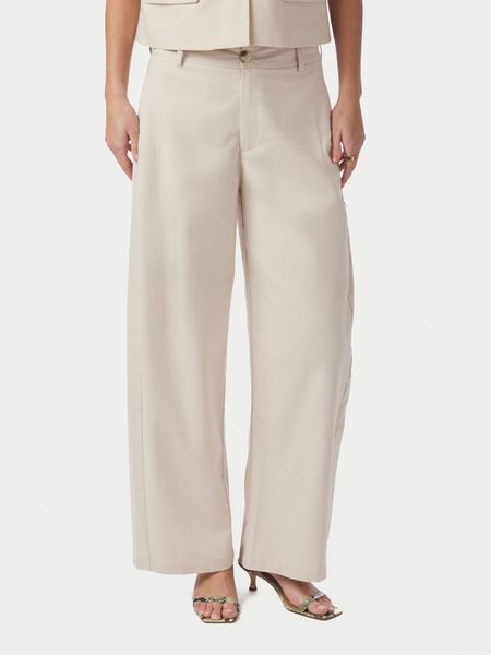 Hovedbilde Essiall Linen Pants Creme