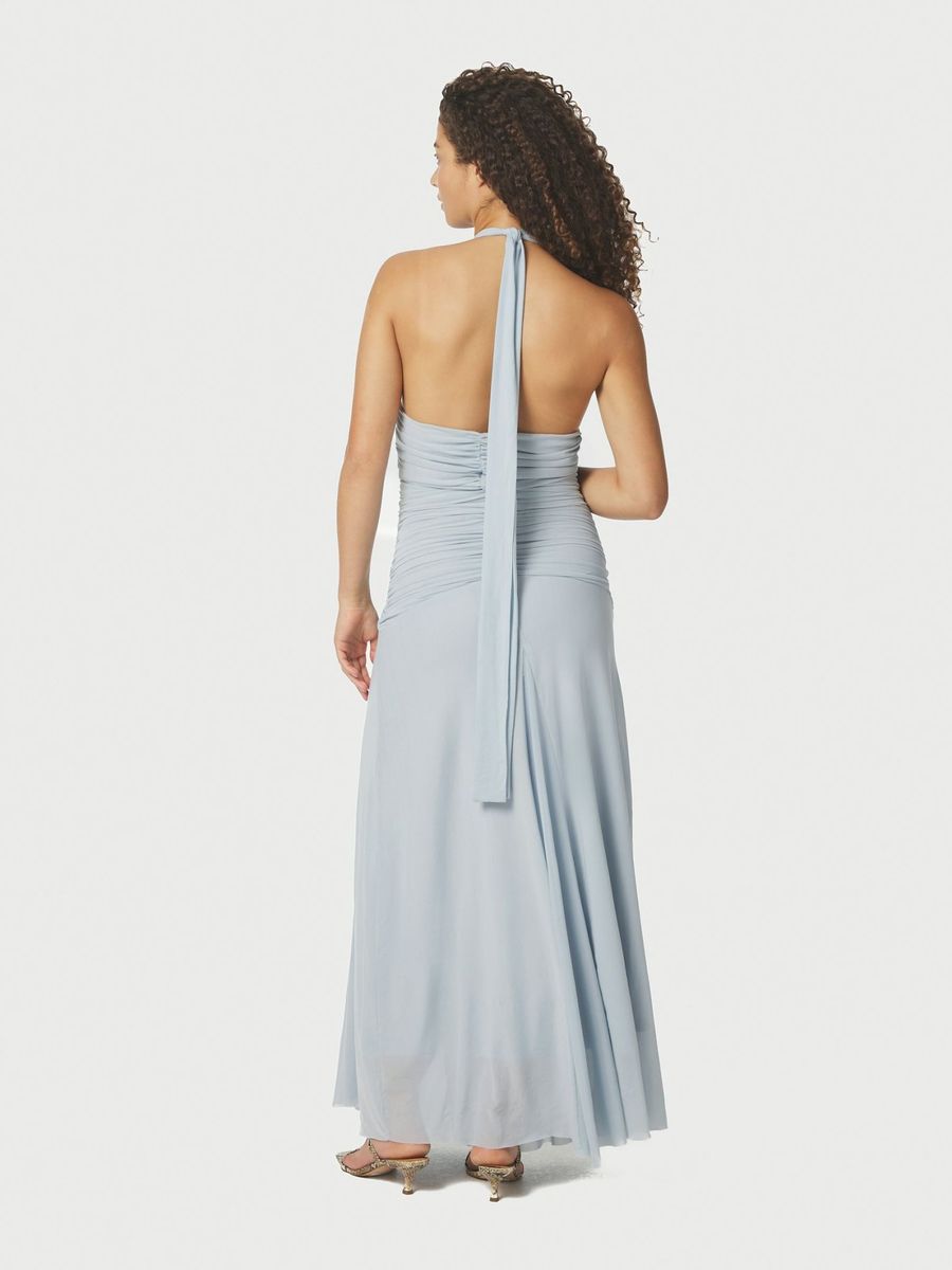 Lisseth Mesh Dress Light Blue