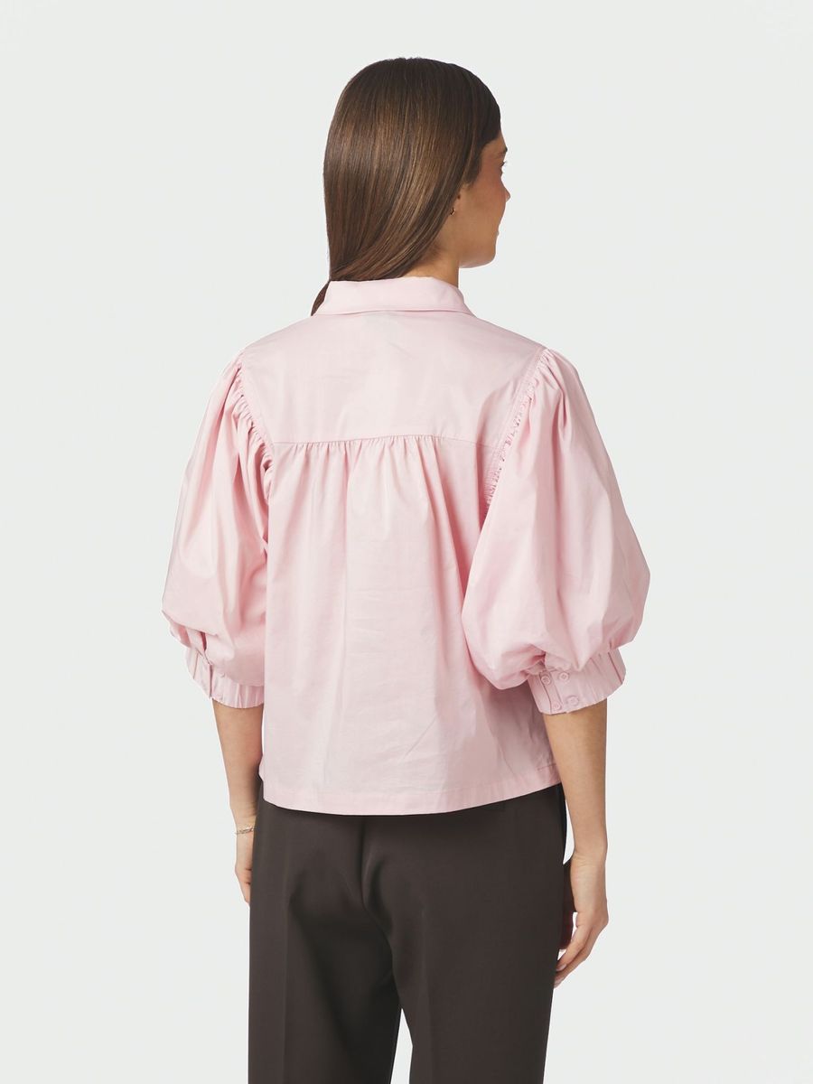 Etta Poplin Shirt Rose