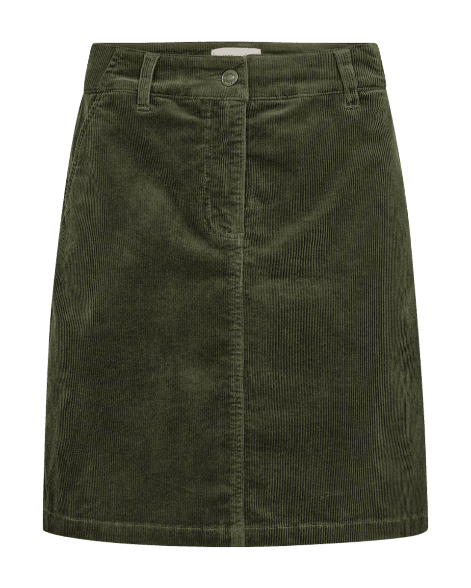 Cordy Skirt Kombu Green